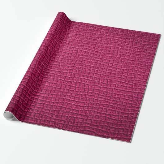 Ruw roze leder cadeaupapier (Uitgerold)