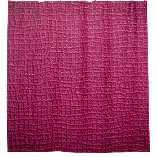 Ruw roze leder douchegordijn (Voorkant)