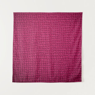 Ruw roze leder wandkleed
