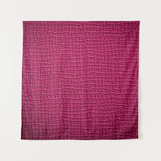 Ruw roze leder wandkleed (Voorkant)