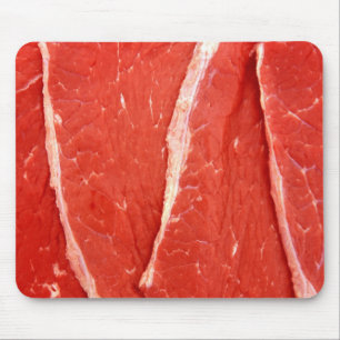 Ruw rundvlees Steak Vlees Mousepad / Mousemat Muismat