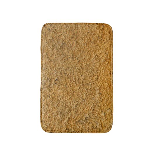 Ruw, ruw beton gele bouwmuur badmat (Voorkant Verticaal)