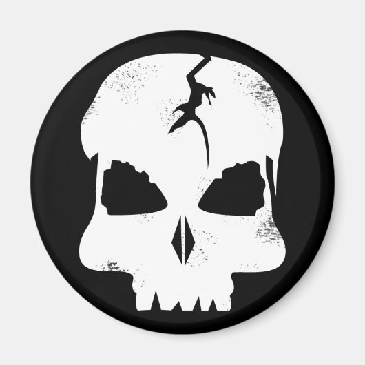 Ruw schedel Captain Jack's magneet (Voorkant)
