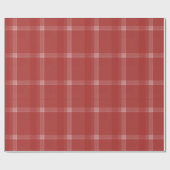 Ruw Schots Roodburgundy Cadeaupapier (Vlak)