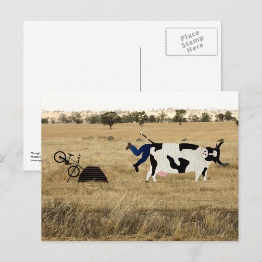 Ruw spoor briefkaart (Voorkant / Achterkant)