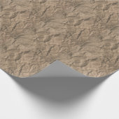 Ruw verfrommeld papier: gerecycleerde textuur cadeaupapier (Hoek)