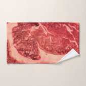 Ruw vlees Ribeye Steak Bad Handdoek (Handdoek)