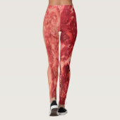 Ruw vlees Ribeye Steak Leggings (Achterkant)