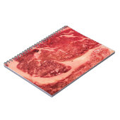 Ruw vlees Ribeye Steak Notitieboek (Linkerzijde)
