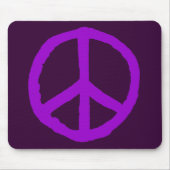 Ruw Vredessymbool - Shades van Paars Muismat (Voorkant)