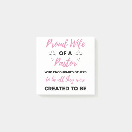 Ruw vrouw van een dominee die bl aanmoedigt post-it® notes (Voorkant)