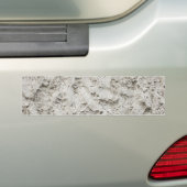 Ruw wandoppervlak bumpersticker (Op auto)