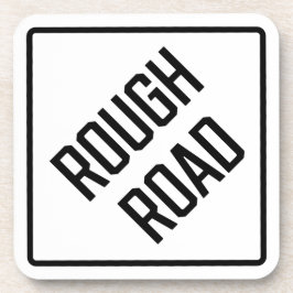 ruw weg hard plastic Onderzetter