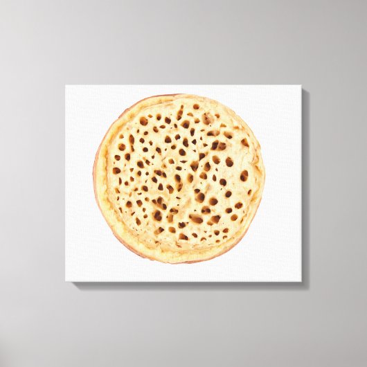 Ruw wit canvas afdruk (Voorkant)