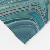 Ruw zee | Beste abstract schilderij van zee Fleece Deken (Hoek)