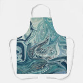 Ruw zee | Beste abstract schilderij van zee Schort (Voorkant)