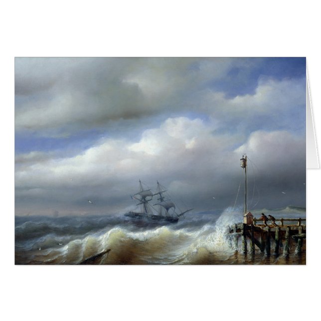 Ruw Zee in Stormy Weather, 1846 (Voorkant Horizontaal)