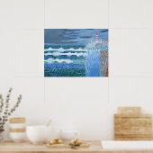 Ruw zee poster (Keuken)