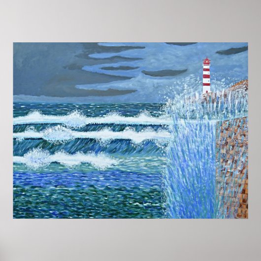 Ruw zee poster (Voorkant)