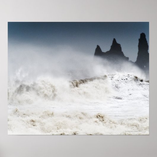 Ruw Zee, Vik i Myrdal, IJsland Poster (Voorkant)