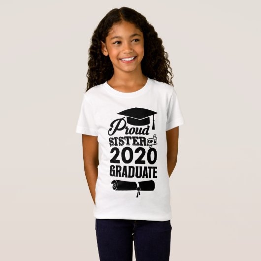 Ruw zuster van een Afstuderen 2020 T-shirt (Voorkant volledig)