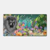 RUW ZWART CHOW CHOW Desk Mat (Voorkant)