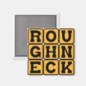 Ruwbek, Arbeider op Olieboorplatform Magneet (Voorkant / Achterkant)