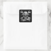 RUWBOER TROTS VIERKANTE STICKER (Tas)