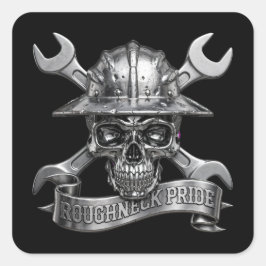 RUWBOER TROTS VIERKANTE STICKER