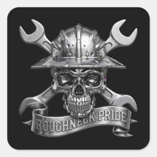 RUWBOER TROTS VIERKANTE STICKER