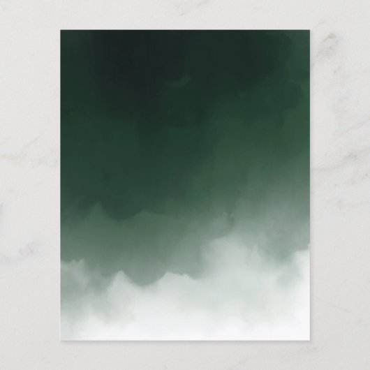 Ruwbruine Eucalyptus botanische waterverf (Achterkant)