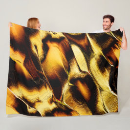 Ruwduinen verbranden oranje gouden duinen fleece deken