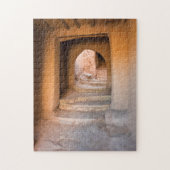 Ruwe aarde trap legpuzzel (Verticaal)
