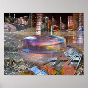 Ruwe afdrukken poster