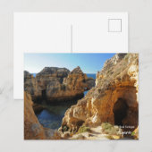Ruwe Algarve, Portugal Briefkaart (Voorkant / Achterkant)