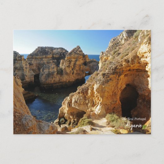 Ruwe Algarve, Portugal Briefkaart (Voorkant)