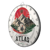 Ruwe ATLAS Dartbord (Voorkant Rechts)