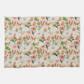 Ruwe Bamboe Bloemen Daisy Shamrocks Boerderij Theedoek (Horizontaal)