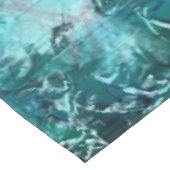 Ruwe blauwe neonpapier tafelkleed (Gekanteld)