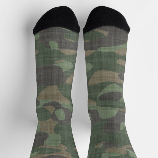 Ruwe camo abstract sokken (Top)