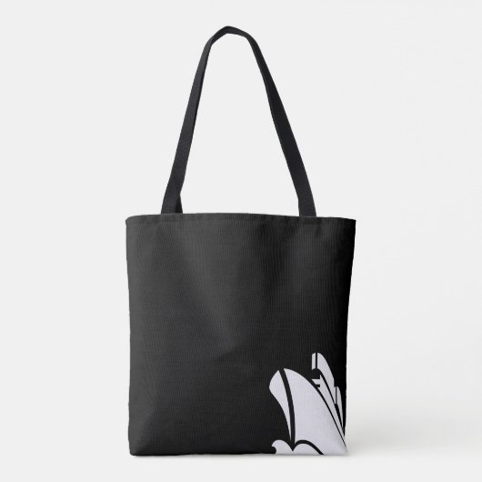 Ruwe Canvas tas met alles-over-druk verzending (Achterkant)