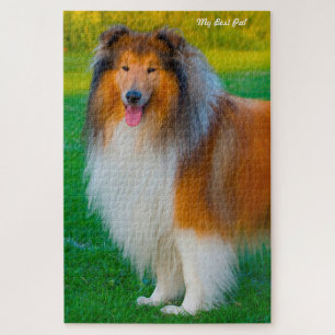 Ruwe Collie Dog Jigsaws. Legpuzzel