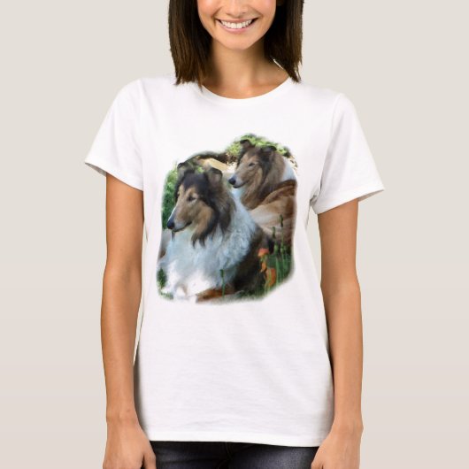 Ruwe Collie Gift of Art T-shirt (Voorkant)