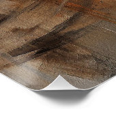 Ruwe Collie Hond in de wind 002 - Yacobsen Derosa Perfect Poster (Hoek)