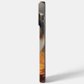 Ruwe Collie in herfstbladeren val inspireert Case-Mate iPhone Case (Achterkant / Links)