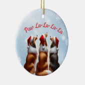 Ruwe Collie Keramisch Ornament (Rechts)