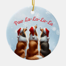 Ruwe Collie Keramisch Ornament