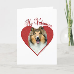 Ruwe Collie Mijn Valentijn Feestdagen Kaart