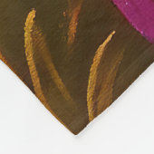 Ruwe Collie op een peddel: een Schilderachtig avon Fleece Deken (Hoek)