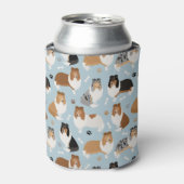 Ruwe Collie Paws en Botten Blikjeskoeler (Blikje Voorkant)